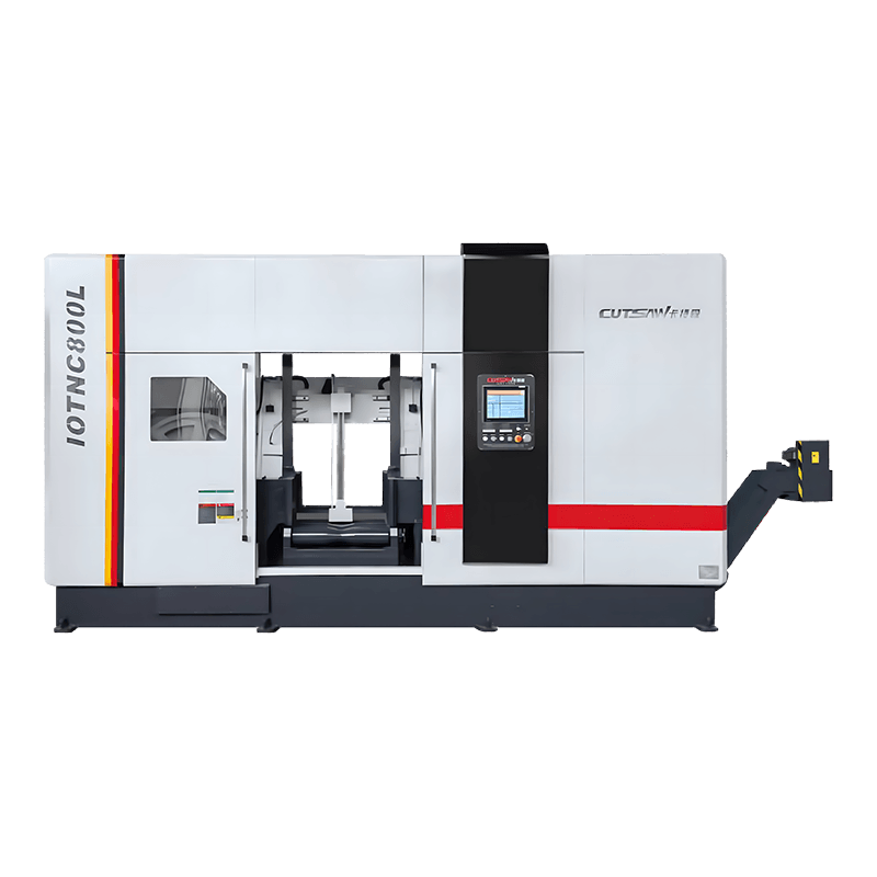 IOTNC800L intelligent CNC automatisk metalskærende vandret båndsavmaskine