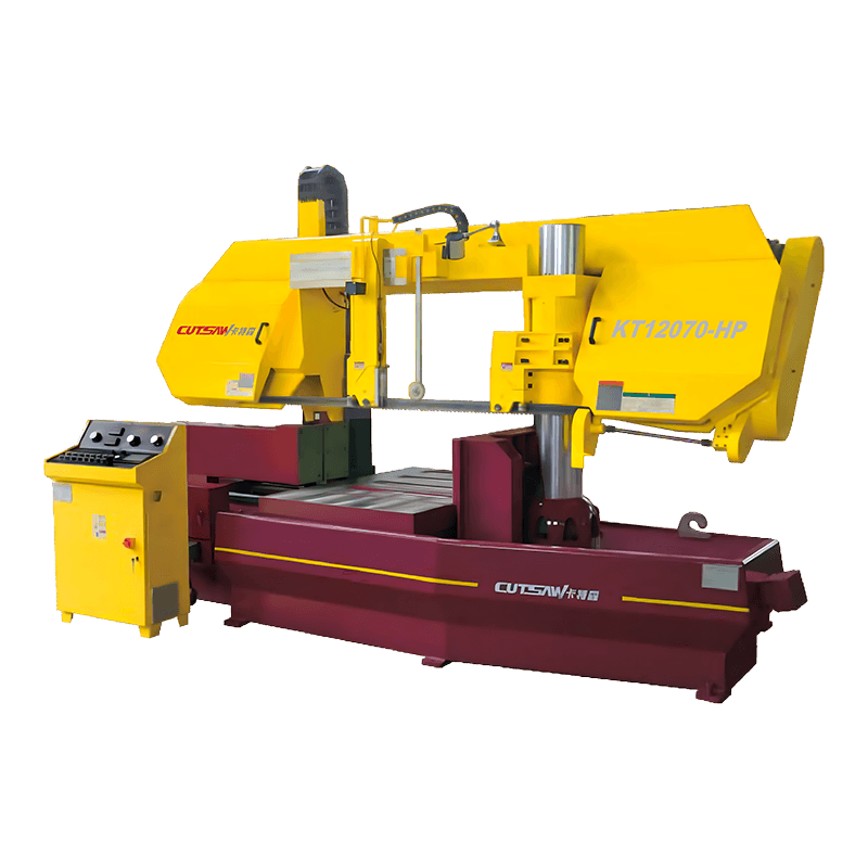 KT12070-HP Heavy-Duty Dual-søjlebåndsavmaskine
