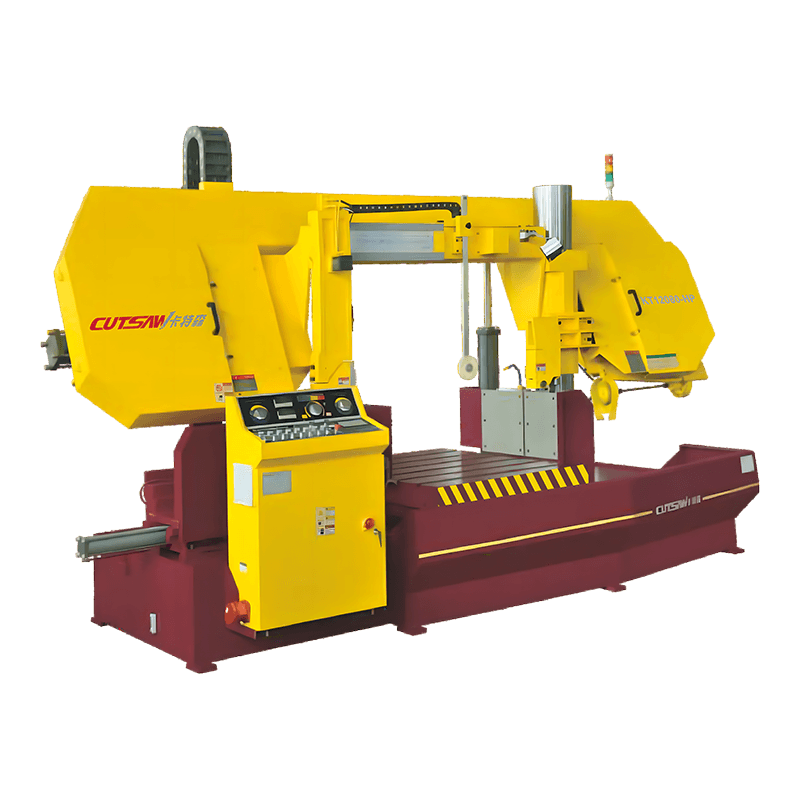 KT12080-HP Vandret dobbeltsøjlebåndsavmaskine Multifunktionel hydraulisk
